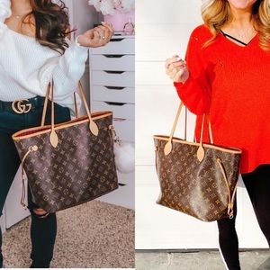 💎 BEAUTIFUL 💎 AUTHENTIC NEVERFULL MM LOUIS VUITTON FRANCE FRENCH